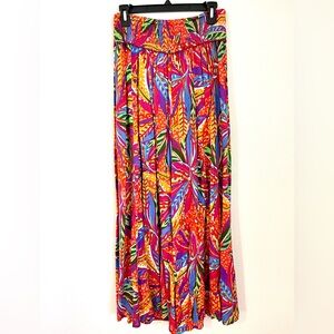 Vibrant Multicolor wide Leg Pants
